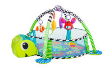 Ikonka Art.KX5851 Educational mat 3in1 Turtle Playpen Large 0+ 30 balls