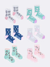 Zeķes PUSFROTĒ ar ABS 23/26 GIRL SKA-0020