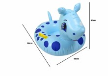 Ikonka Art.KX6790 Inflatable mattress pontoon wheel for children rhinoceros