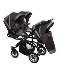 Babyactive Trippy 09 Silver Universal stroller for triplets 3in1