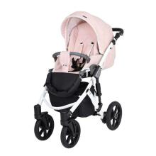 Kunert Mila White Art.MI-05 Pink Universal stroller 2 in 1