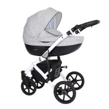 Kunert Mila White Art.MI-06 Grey Universal stroller 2 in 1