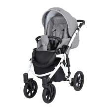 Kunert Mila White Art.MI-08 Dark Grey Universal stroller 2 in 1