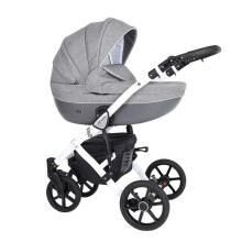 Kunert Mila White Art.MI-08 Dark Grey Universal stroller 2 in 1