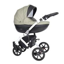 Kunert Mila White Art.MI-16 Khaki Universal stroller 2 in 1