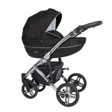 Kunert Mila Premium Class Graphite Chrome  Art.MI-04 Black Universal stroller 2 in 1