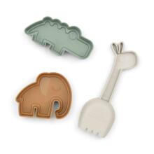 Done by Deer Sand play set 3 pcs Deer friends Colour mix