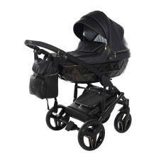 Junama S Class Art.07 Black Baby universal stroller 2 in 1