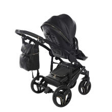 Junama S Class Art.07 Black Baby universal stroller 2 in 1