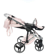 Junama Heart Art.HT-06 Pink Silver Baby universal stroller 2 in 1