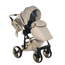 Junama Heart Art.HT-07 Beige Gold Baby universal stroller 2 in 1