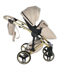 Junama Heart Art.HT-07 Beige Gold Baby universal stroller 2 in 1