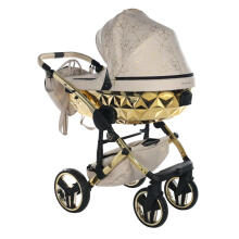 Junama Heart Art.HT-07 Beige Gold Baby universal stroller 2 in 1
