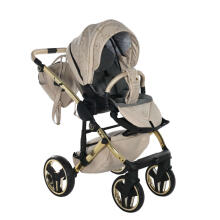 Junama Heart Art.HT-07 Beige Gold Baby universal stroller 2 in 1