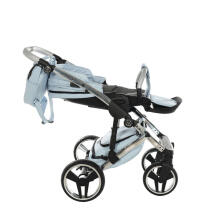 Junama Heart Art.HT-08 Blue Silver Baby universal stroller 2 in 1