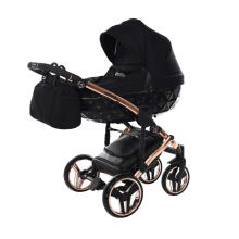 Junama Exclusive V2 Art.JG-02 Black Baby universal stroller 2 in 1