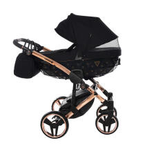 Junama Exclusive V2 Art.JG-02 Black Baby universal stroller 2 in 1