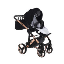 Junama Exclusive V2 Art.JG-02 Black Baby universal stroller 2 in 1