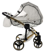 Junama Exclusive V2 Art.JG-03 White Baby universal stroller 2 in 1