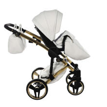Junama Exclusive V2 Art.JG-03 White Baby universal stroller 2 in 1