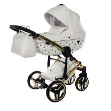 Junama Exclusive V2 Art.JG-03 White Baby universal stroller 2 in 1