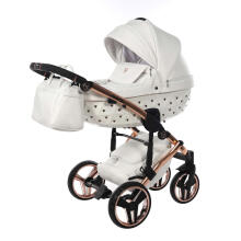 Junama Exclusive V2 Art.JG-04 White Baby universal stroller 2 in 1