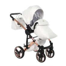 Junama Exclusive V2 Art.JG-04 White Baby universal stroller 2 in 1