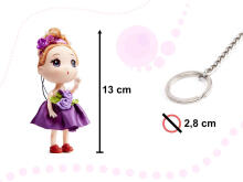 Ikonka Art.KX6361 Детские Игрушки Куклы Набор Брелок 12 см 4 шт.