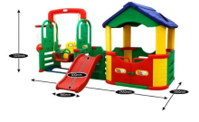 3toysm Art.JM804B Playground with a house