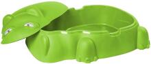 3toysm Art.18518 Sandpit Hipolit with cover green
