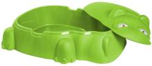 3toysm Art.18518 Sandpit Hipolit with cover green