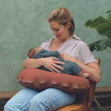 Doomoo Softy nursing pillow Tetra Jersey Terracotta