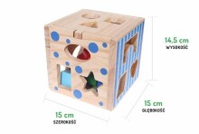 Eco Toys Sorter Art.2047 Деревянная развивающая игрушка - сортер