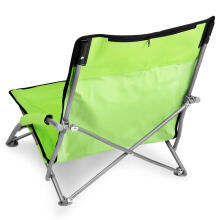 Folding deckchair green Spokey PANAMA