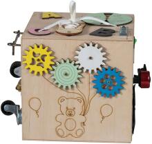 3toysm MONTESSORI  Natural small kube Art.KM3