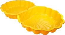 3toysm Art.61059 Sandpit Shell Twins yellow -  crab in the bottom