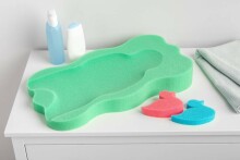 Sensillo Bath Insert Maxi Art.15211 Green Поддерживающий матрасик из поролона для ванночки