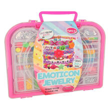 Ikonka Art.KX4872 Beads for making jewellery bracelets set in a case