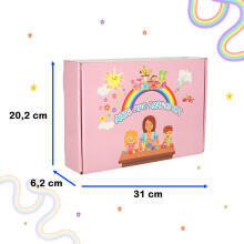 Ikonka Art.KX4687 Creative art set for children's handiwork 1200el.