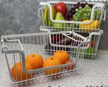 Ikonka Art.KX4681 Fruit basket vegetable organiser metal