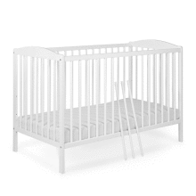 La Bebe™ Kids Wood Cot Tomi 20 Art.152176 White Детская деревянная кроватка 120x60см