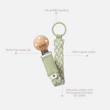 Bibs x Liberty Pacifier Clip Art.152359 Eloise Blush