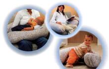 La Bebe™ Moon Maternity Pillow Art.152361 Light Beige
