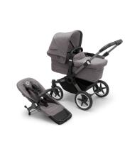 Bugaboo Donkey 6 Mono Сomplete Art.152421 Black Bērnu Universāli Transformējami rati