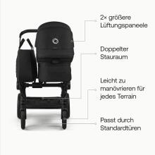 Bugaboo Donkey 6 Mono Complete Art.152425 Cocao Brown Bērnu Universāli Transformējami rati
