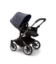Bugaboo Donkey 6 Mono Complete Art.152426 Deep Indigo Bērnu Universāli Transformējami rati