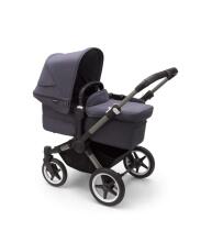 Bugaboo Donkey 6 Mono Complete Art.152426 Deep Indigo Bērnu Universāli Transformējami rati