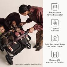 Bugaboo Donkey 6 Mono Complete Art.152426 Deep Indigo Bērnu Universāli Transformējami rati