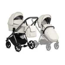 Tutis Mio 3 Plus Leather Art.180 Beige Universal stroller 2 in 1