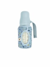 BIBS x Liberty Baby Bottle Sleeve Small Art.152785 Chamomile Lawn Baby Blue - Buteliuko dangtelis 110 ml